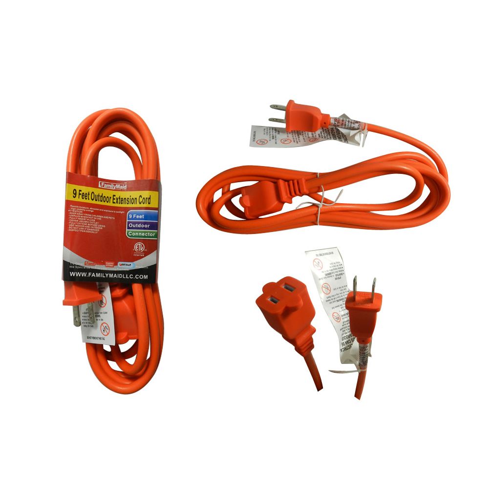 36 Units Of 9 Foot Outdoor Extension Cord Chargers Adapters 36 Units Of 9 Foot Outdoor Extension Cord Chargers Adapters