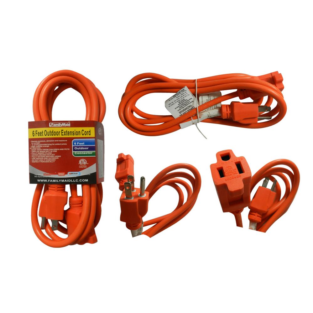48 Units Of 6 Foot Outdoor Extension Cord Chargers Adapters 48 Units Of 6 Foot Outdoor Extension Cord Chargers Adapters