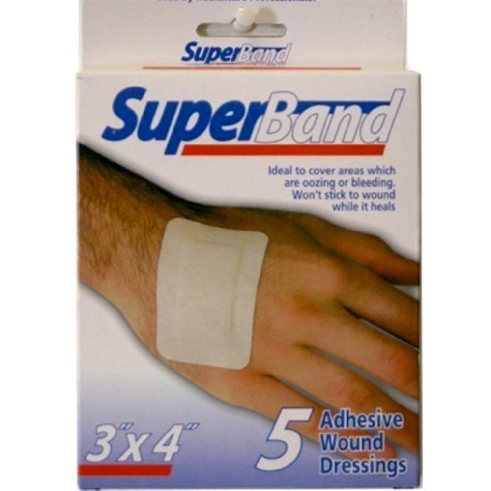 108 Units of 5 Adhesive Wound Dressing Bandages and Support Wraps