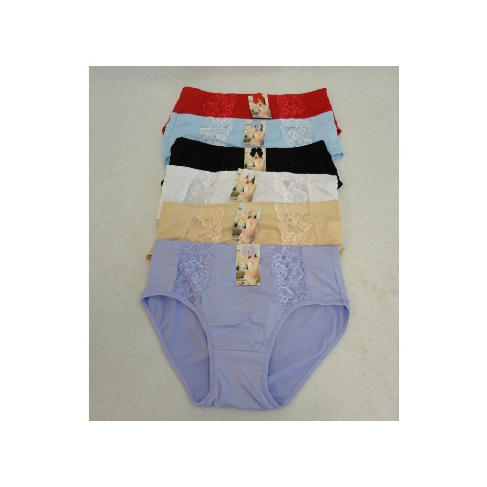 Download 144 Units of Ladies Briefs [double Front Lace Panels ...