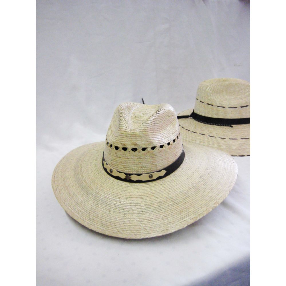 24 Units of Mens Straw Hat In Cream Bucket Hats at