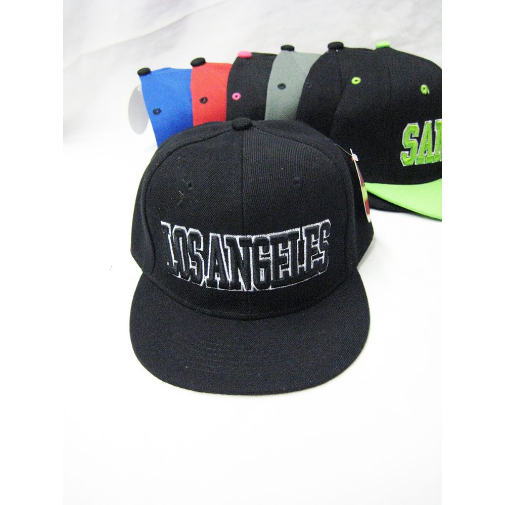 36 Units of Kid's "los Angeles" Snap Back Cap Kids Baseball Caps at