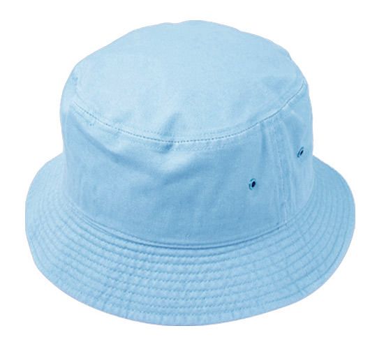 24 Units of DENIM BUCKET HATS IN LIGHT BLUE - at - 0