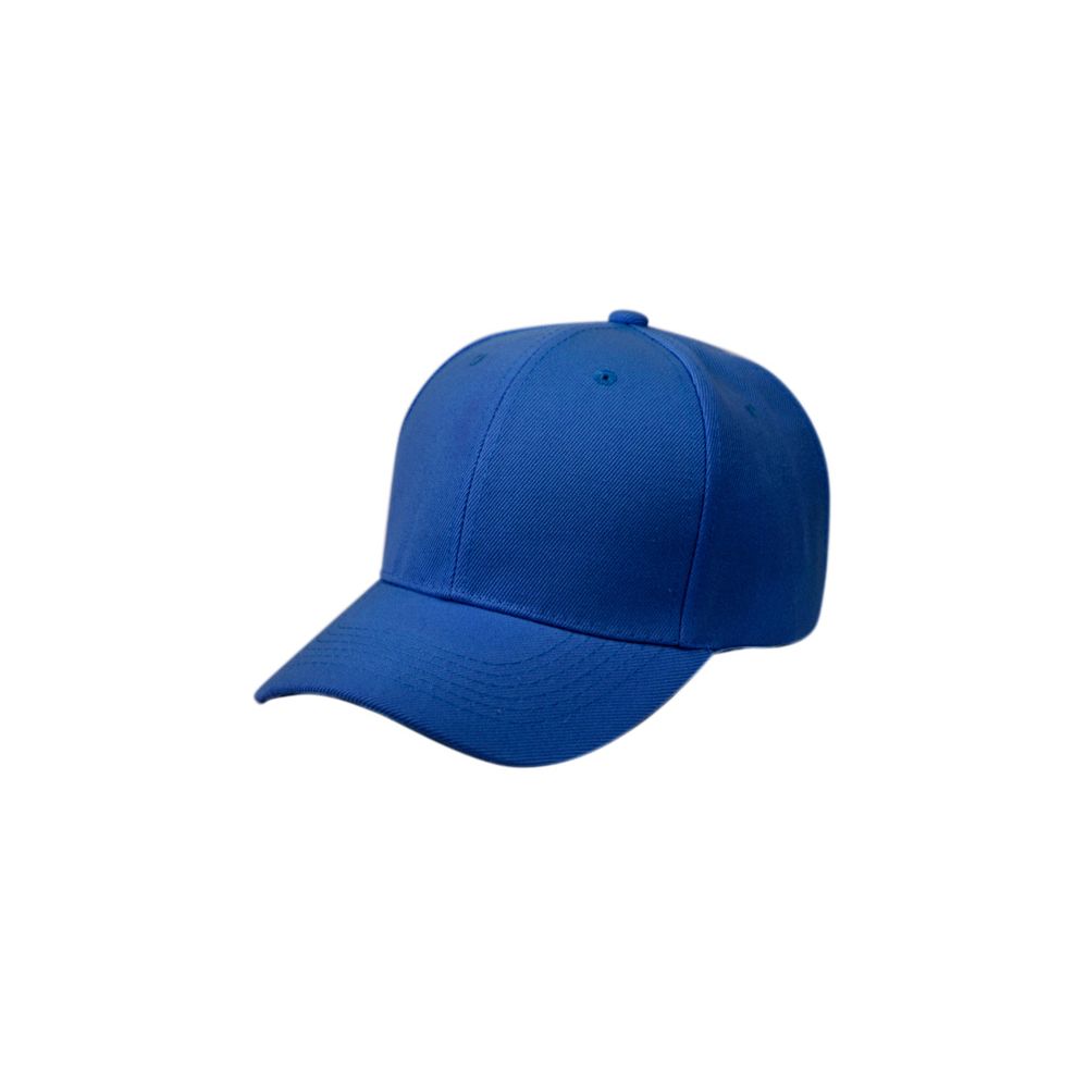 36 Units of Plain Baseball Velcro Cap In Royal Baseball Caps & Snap