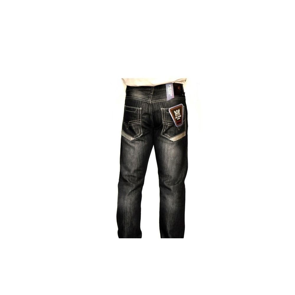 12 Units of Mercelized Straight Leg Denim 100 Cotton Black Only Mens