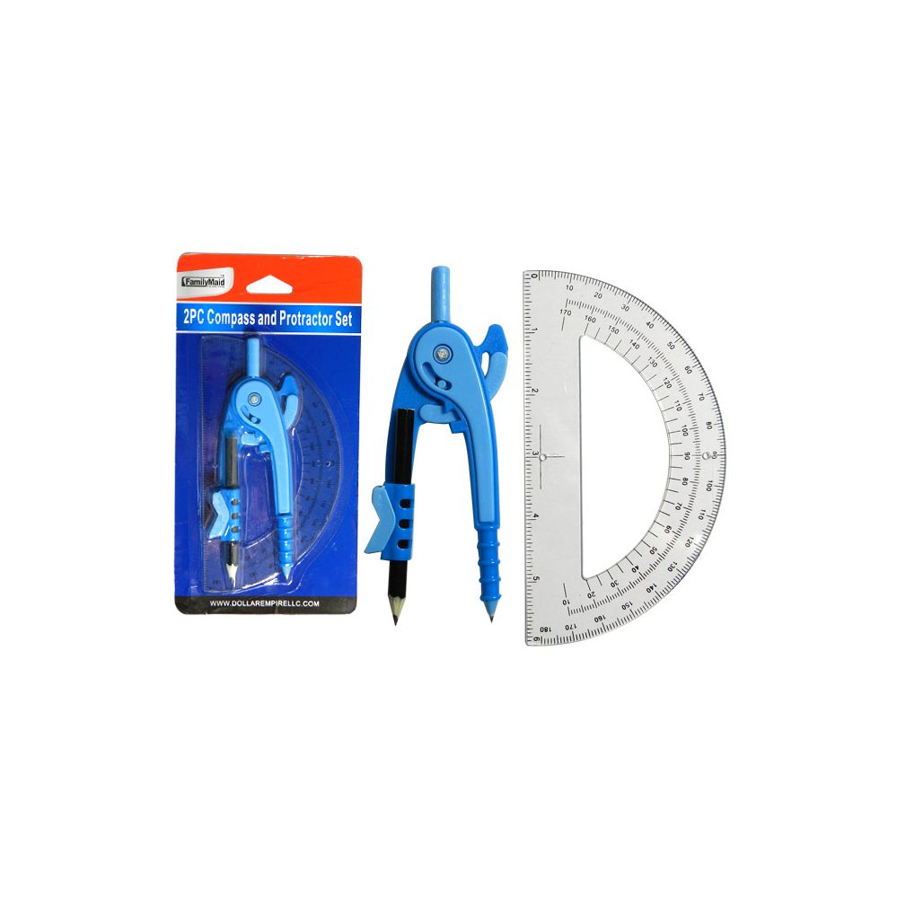 72 Units of Compass & Protractor Set at
