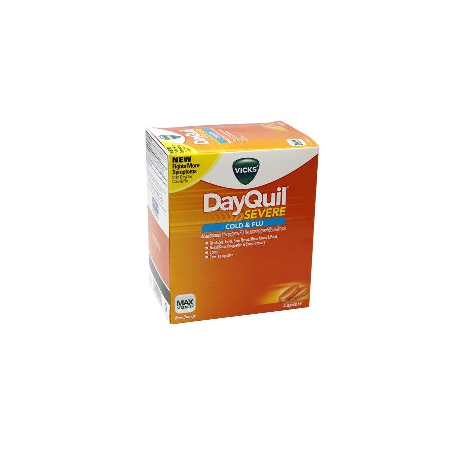 25 Units of Dayquil Severe 25 Count Pain and Allergy Relief at