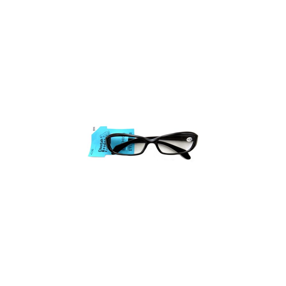 48 Units of Acrylic Reading Glasses With Small, Rounded, Rectangle Shaped Lenses (strength +1.50
