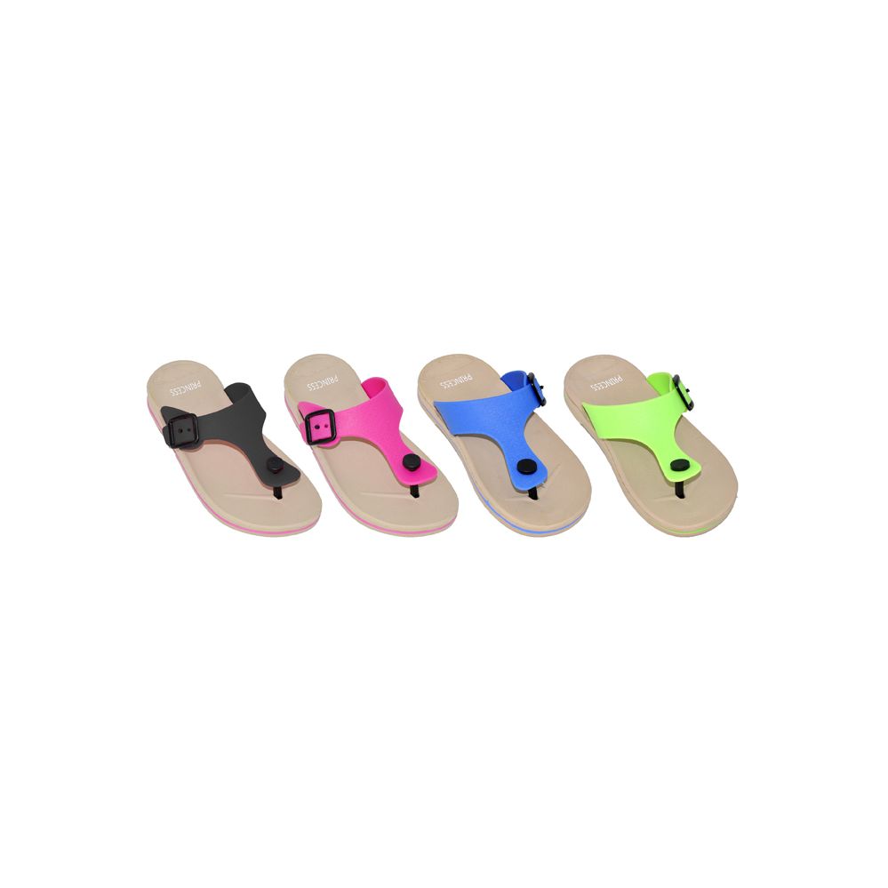 48 Units of Girls Comfort Flip Flip - Girls Flip Flops - at
