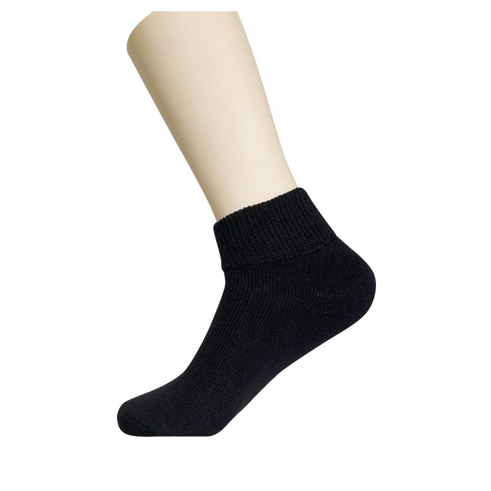 mens black ankle socks