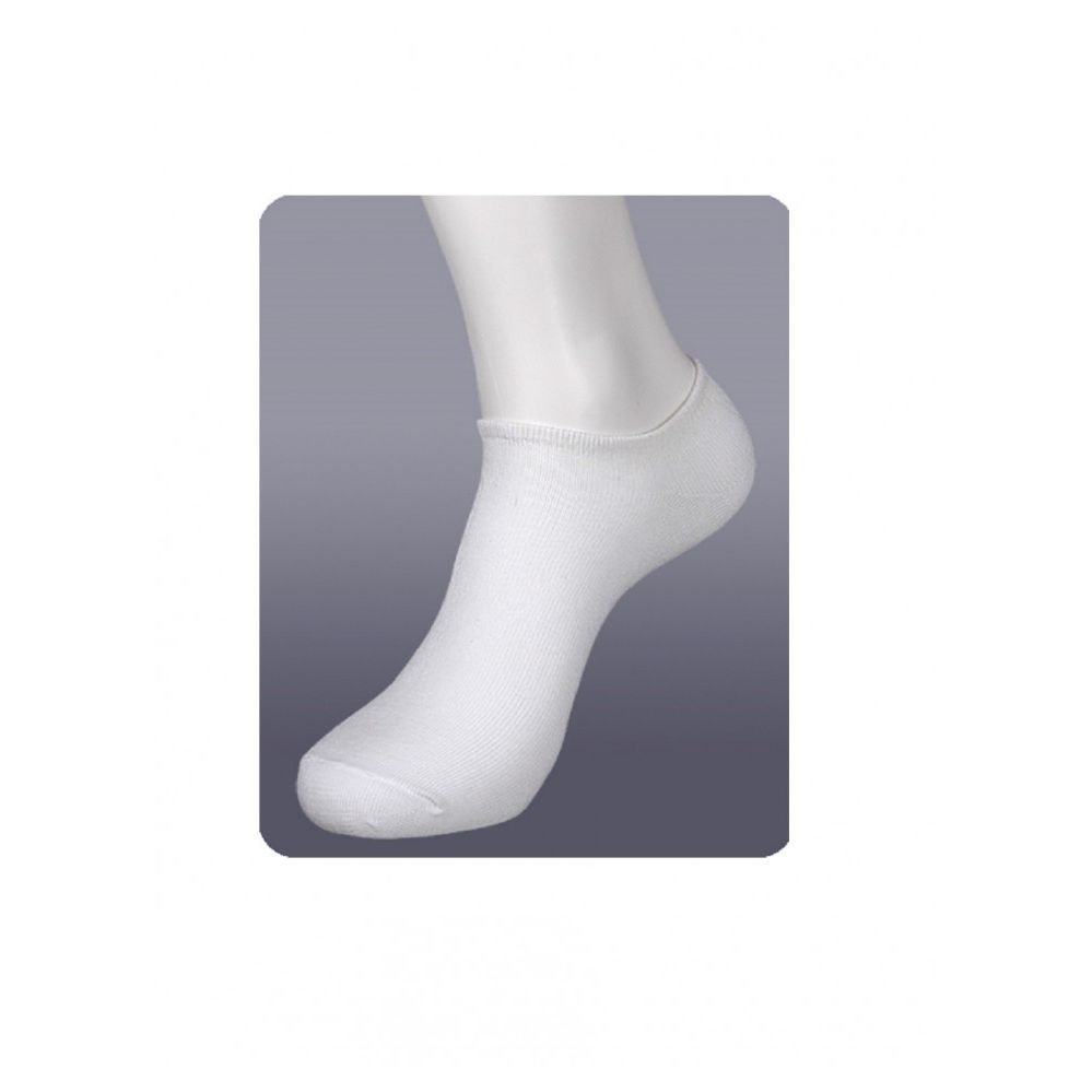 144 Units of Men's White No Show Sports Socks Mens Ankle Sock at