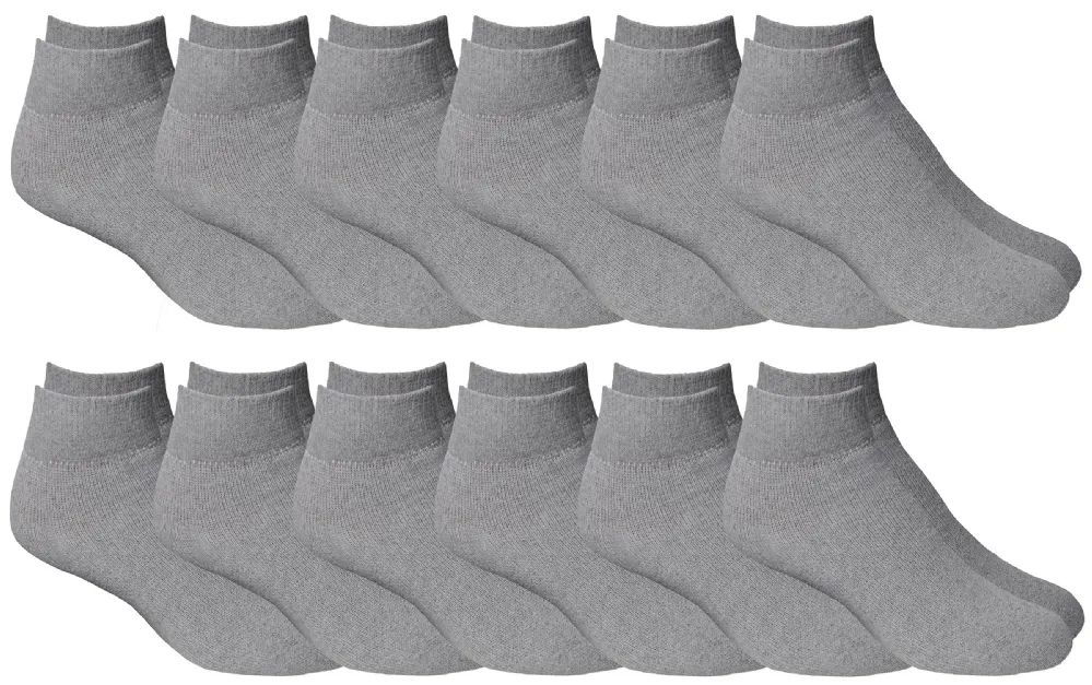 mens gray ankle socks