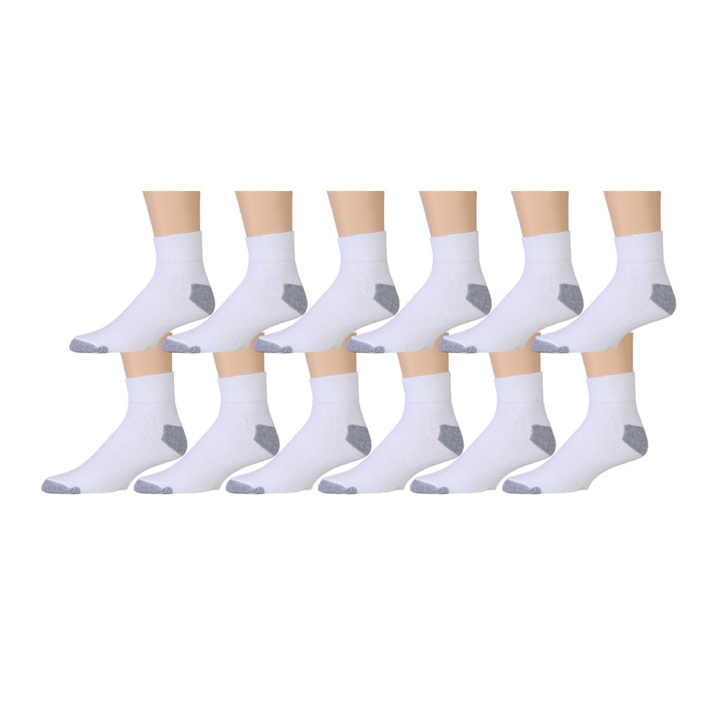 180 Units of Yacht & Smith Men's Athletic Ankle Socks, Soft Cotton ...