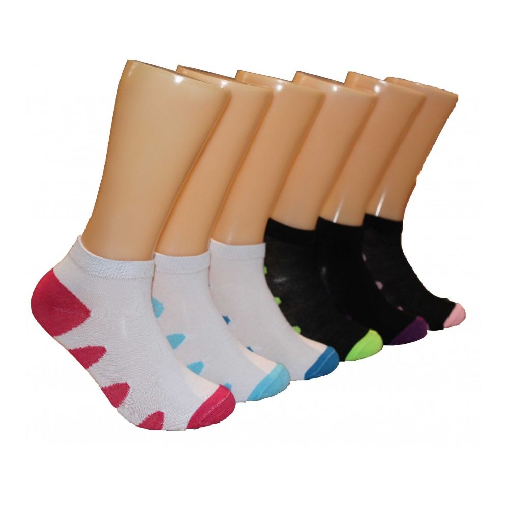 480 Units of Women's Runners Stripe Low Cut Ankle Socks at