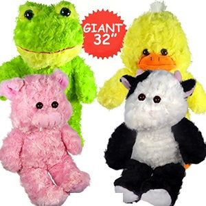 bulk stuffed farm animals