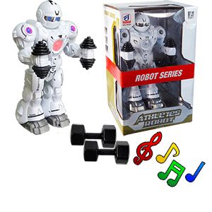 4 Units Of 5 Piece Walking Athletic Robots W Sound Action Figures Robots At Alltimetrading Com