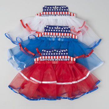 NEW Patriotic 4th of July American Girl TUTU Dress Up Ballet Americana Skirt