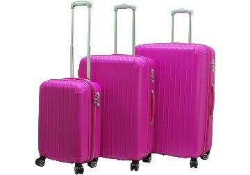 hot pink luggage