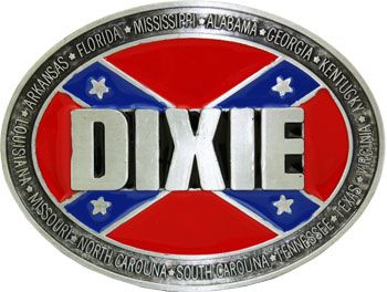 dixie belt buckle