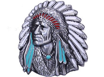 native belt buckle