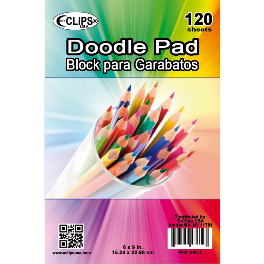 36 Units of 6" X 9" Doodle Pad 120 Sheets Sketch, Tracing, Drawing
