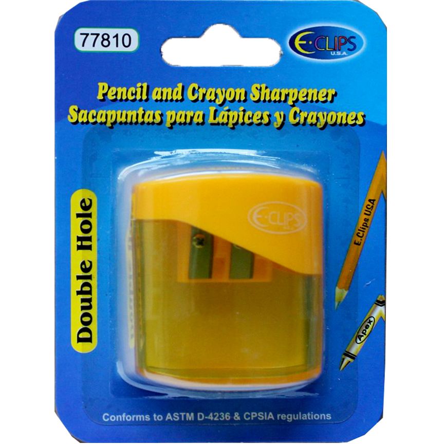 48 Units of Pencil/crayon Sharpener 1 Pack Sharpeners at