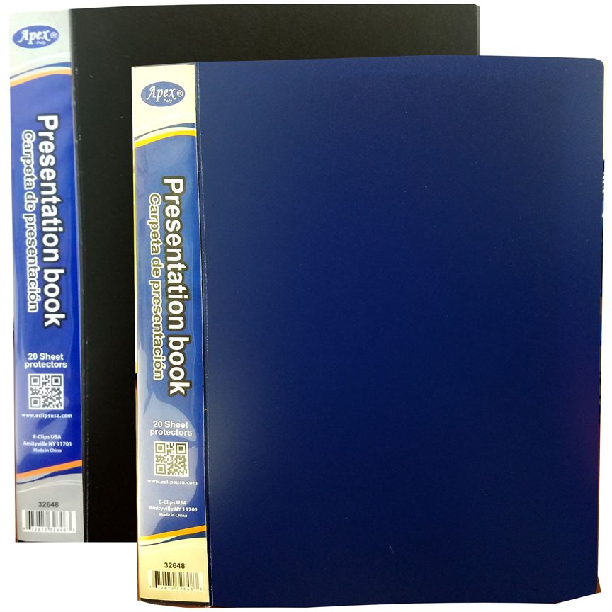 36 units of presentation sheet protector book folders and report