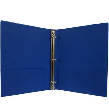 24 units of 1 hard cover pvc free 3 ring binder navy