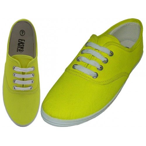 womens neon yellow sneakers