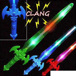 sword toy with light