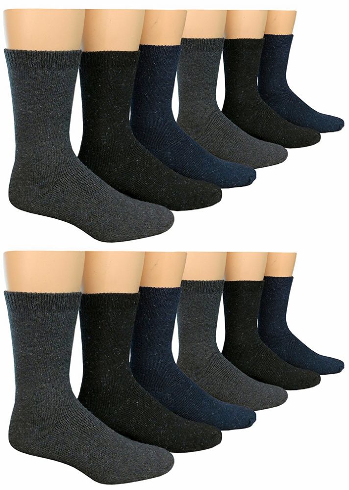 12 Units of Yacht & Smith Mens Heavy Duty Wool Blend Winter Warm Work