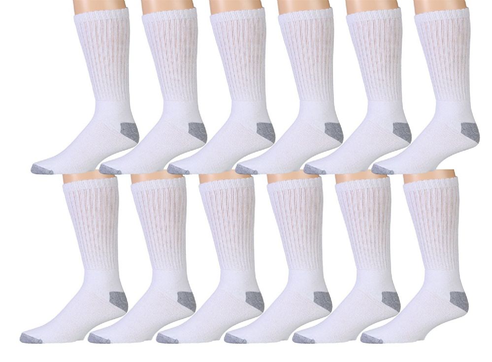 men's cotton crew socks
