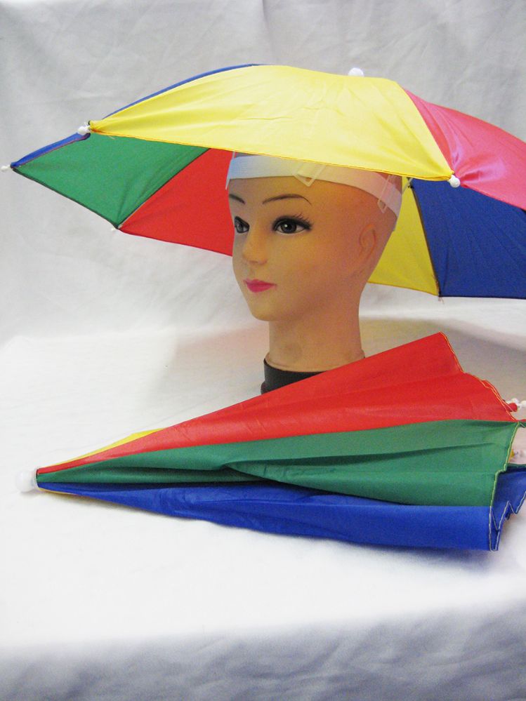 24 Units of 15 Inch Umbrella Hat Sun Hats at