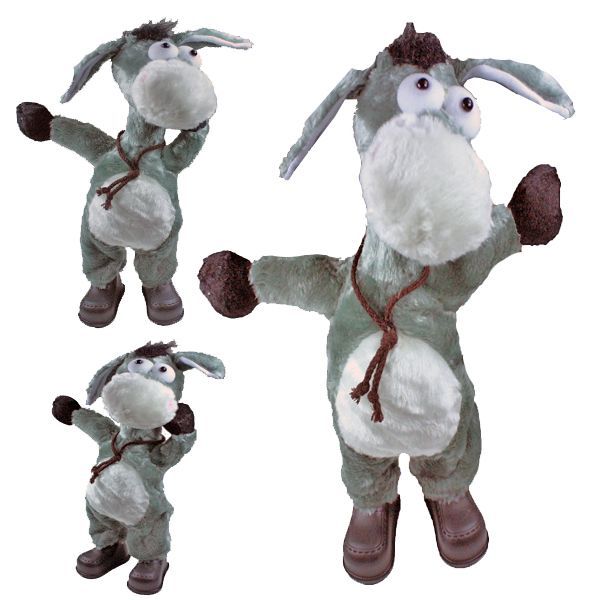 6 Units of Battery Operated Dancing Donkey Plush Toys at
