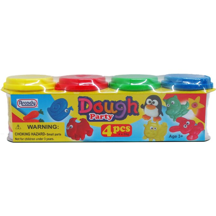 48 Units of 4 Piece Dough Play Set Clay & Play Dough at