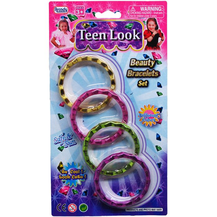 72 Units of Four Piece Bracelets Play Set Girls Toys at