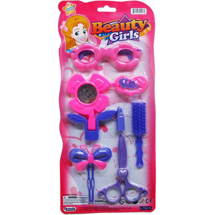 72 Units of 7 Piece Beauty Girl Play Set Girls Toys at