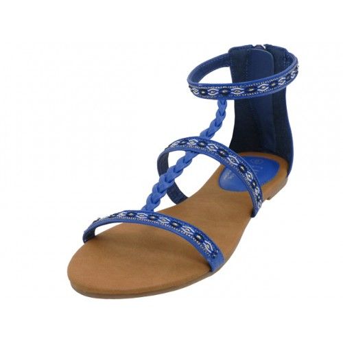Braid Gladiator Sandals ( *bluecolor 