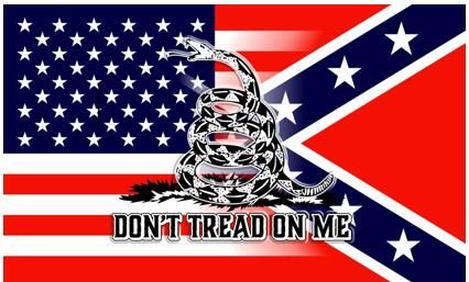 24 Units of Usa Confederate Blended With Gadsden Flags - Flag - at