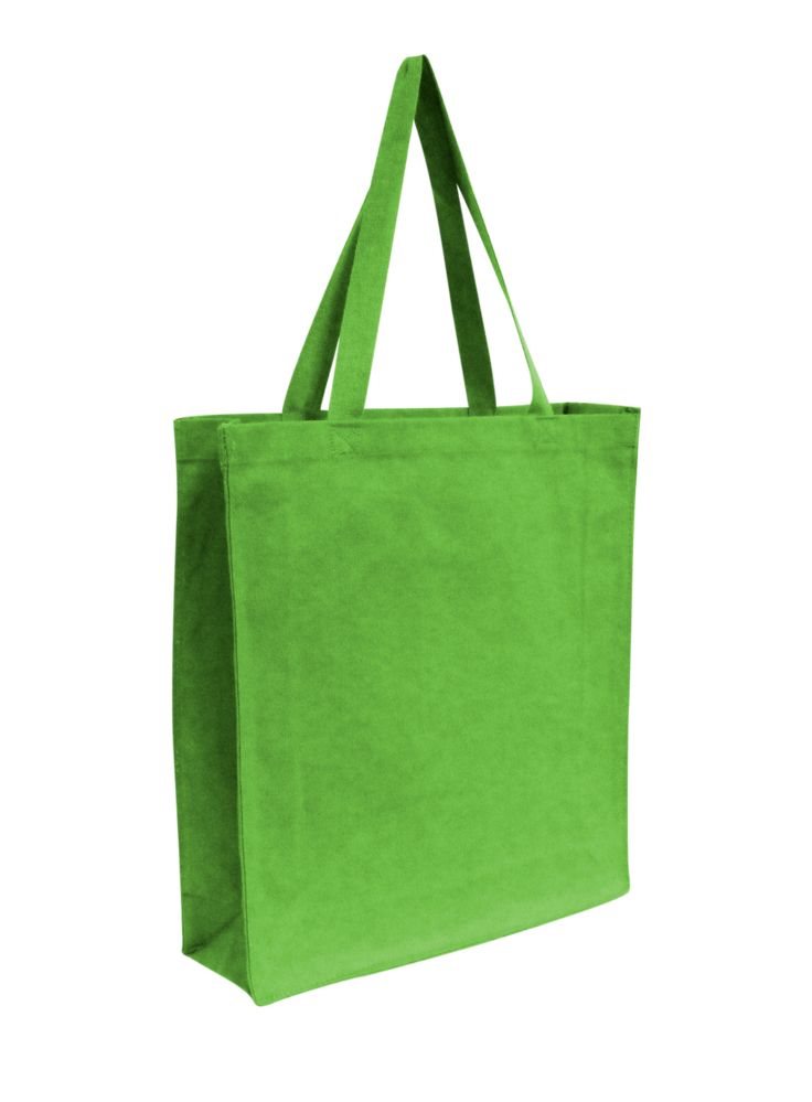 lime green tote bag