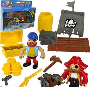 toy pirate ship & pirate play set