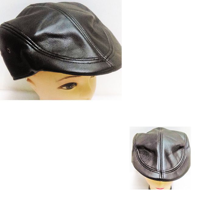 leather golf hat