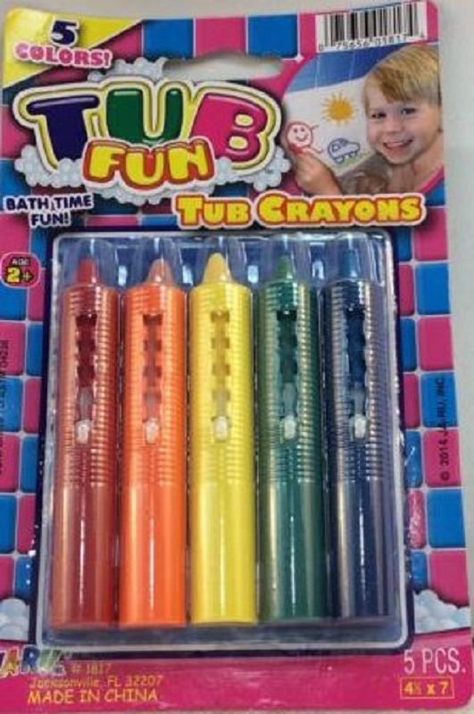 draw in the tub crayons