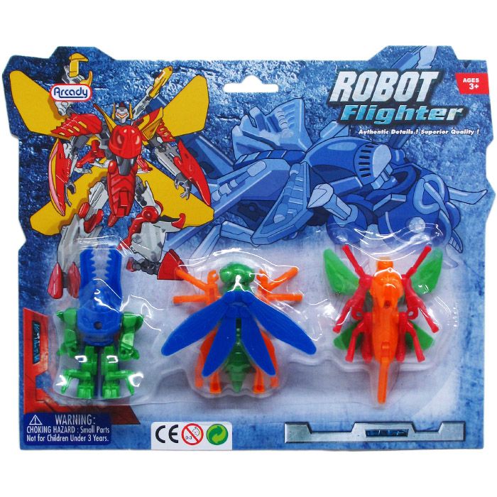 72 Units of Robots On Blister Card Action Figures & Robots at