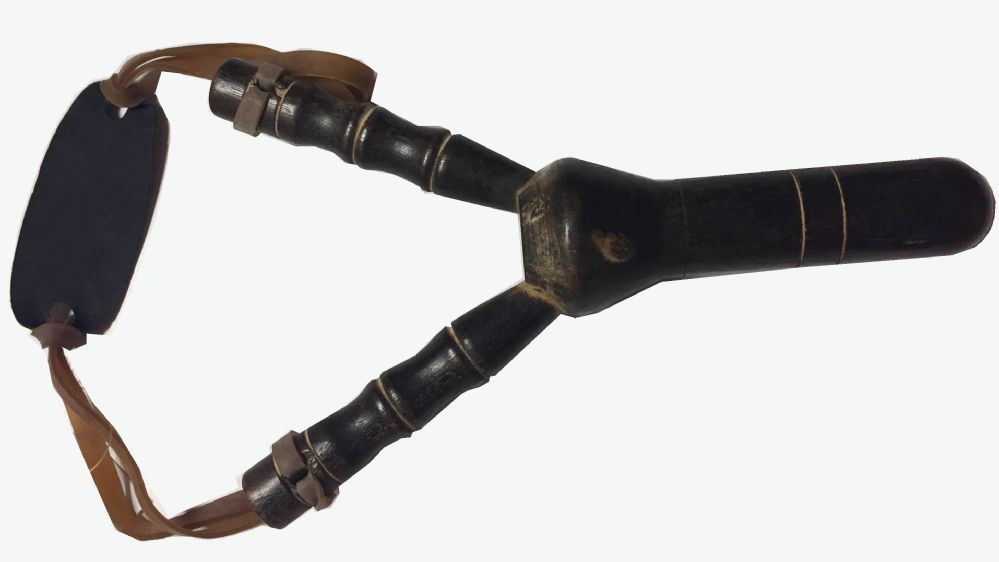 36 Units of Wooden Bamboo Sling Shot Toy Weapons at