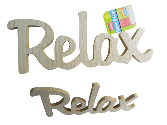 96 Units Of Wooden Word Decor Relax Size 15 25 Wide Home 96 Units Of Wooden Word Decor Relax Size 15 25 Wide Home
