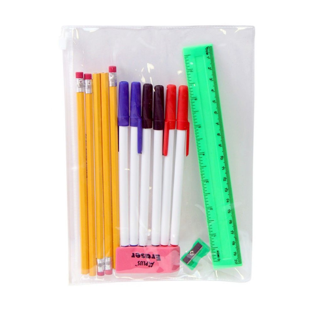 48 Units of 15 Piece Kids School Supplies Kit School Supply Kits at
