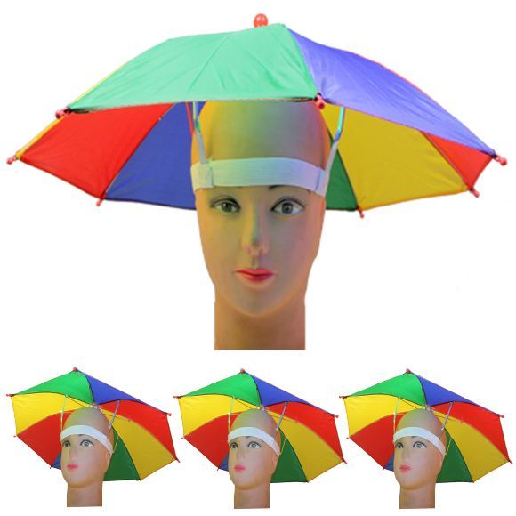 36 Units of Rainbow Umbrella Cap - Umbrellas & Rain Gear - at ...