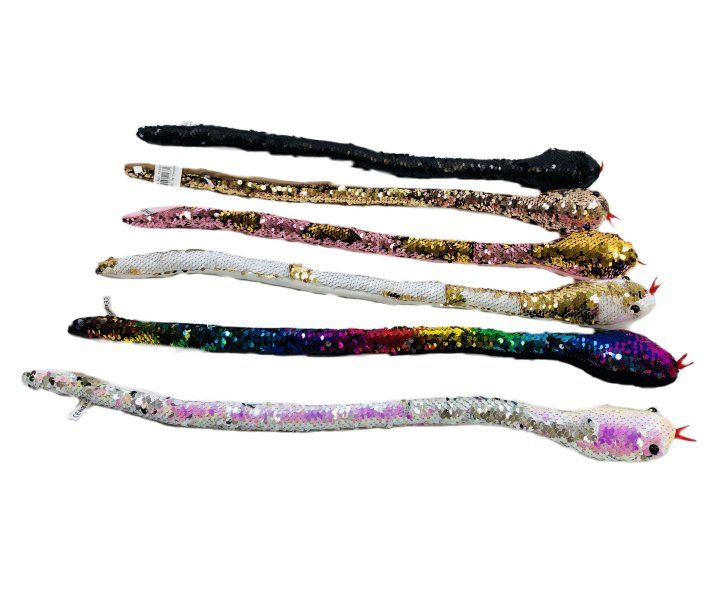 sequin snake stuffed animal