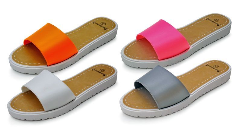 see through flat sandals